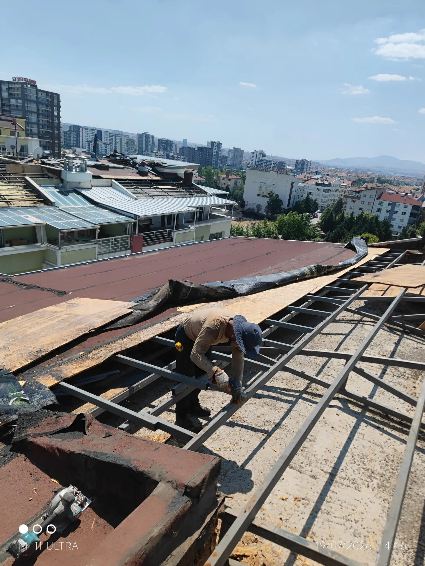 Sincan Çatı aktarma işleri ve kenet çatı işi yapanlar